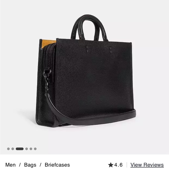 NWT Coach Rogue Brief In Regenerative Leather - Picture 2 of 9